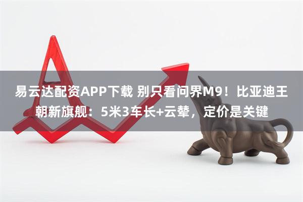 易云达配资APP下载 别只看问界M9！比亚迪王朝新旗舰：5米3车长+云辇，定价是关键